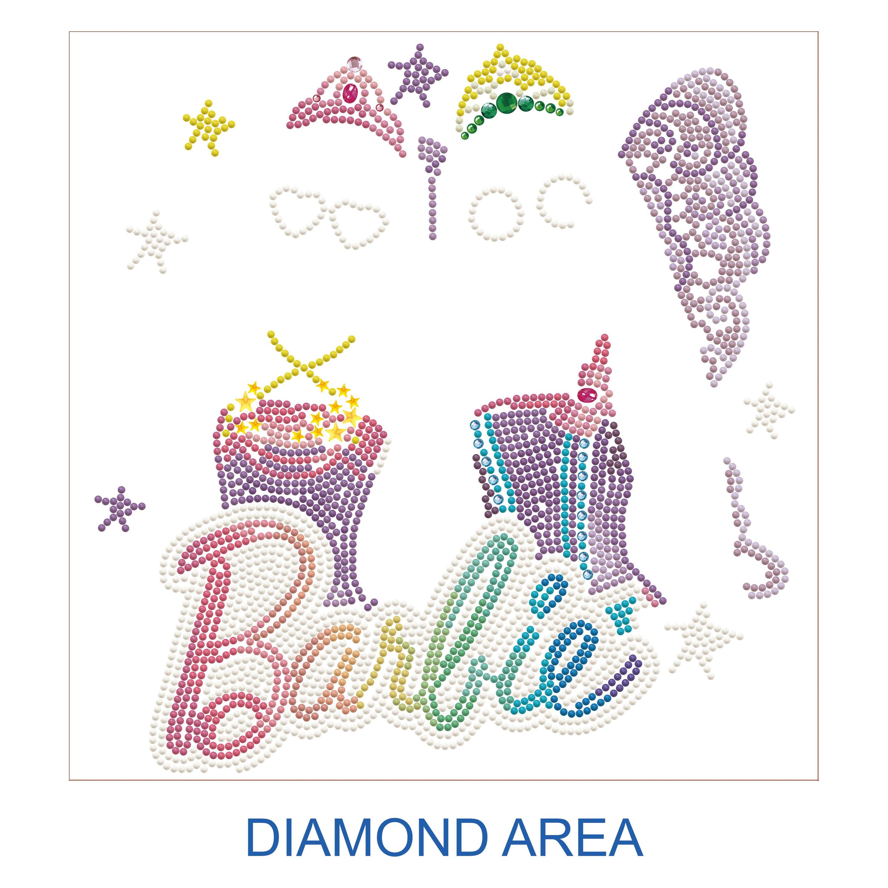 Diamond Dotz DOTZ BOX Original Diamond Painting Set Barbie "Fantasy", Kreativset mit glitzernden Diamant Mosai (DBX.093)