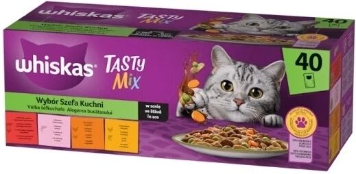 WHISKAS MULTIPAK 40X85GR