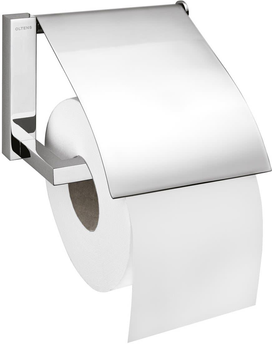 OLTENS Tved Toilettenpapierhalter starr mit Deckel