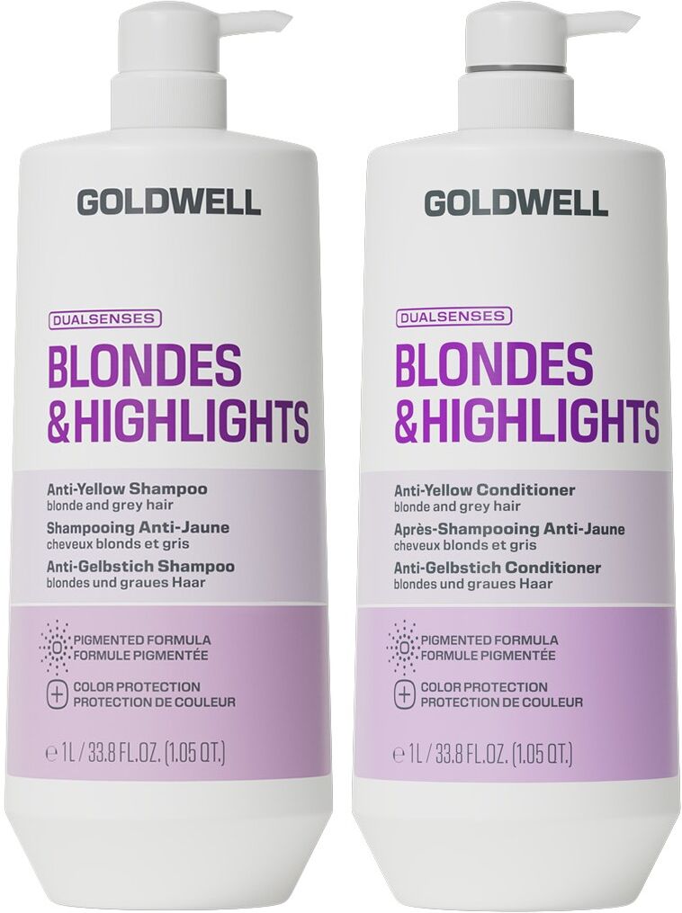 Goldwell Dualsenses Blondes & Highlights Anti-Yellow Shampoo 1000Ml &