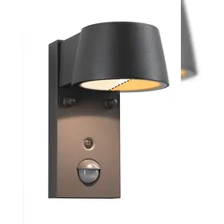 Paulmann LED Außenwandleuchte Capea Bewegungsmelder IR insektenfreundlich IP44 96x165 mm Tunable Warm 6W 450 lm 230V 98° Anthrazit Alu 94714