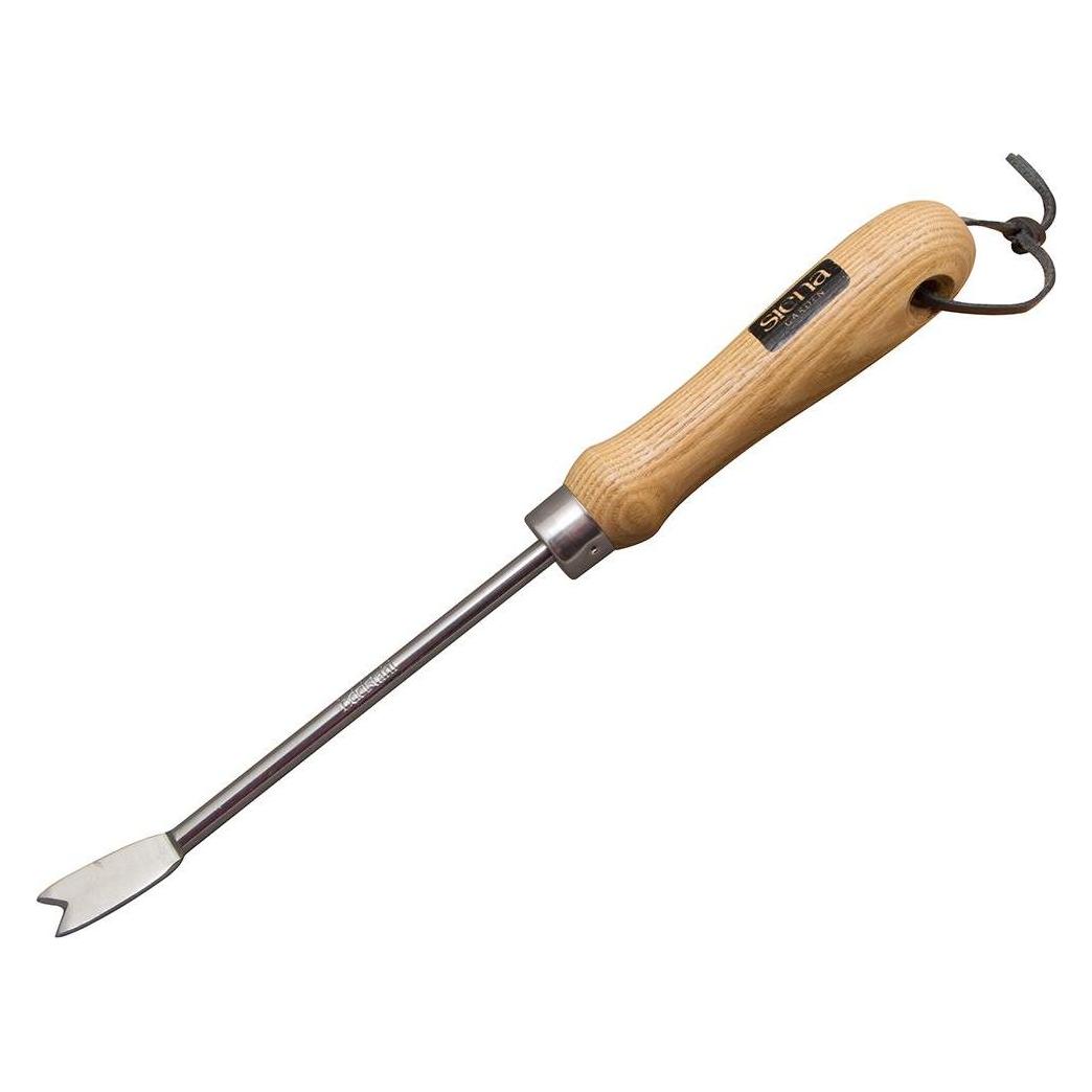 Siena Garden Unkrautstecher Classic, Edelstahl mit Holzgriffen (599431)