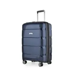 Britz - Koffer Hartschalenkoffer Trolley, TSA, 66 cm, 68 Liter Dunkelblau
