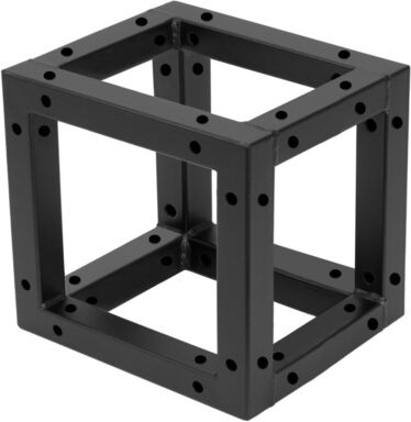 Decotruss Quad Corner Block BK Schwarz