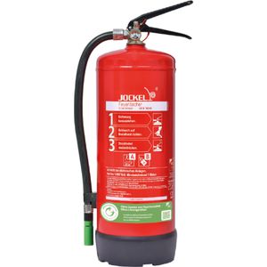 Jockel Feuerlöscher S9 LJM43 Green 2.0 FR 9 Liter, Schaumlöscher, 43A, 183B, Manometer, fluorfrei
