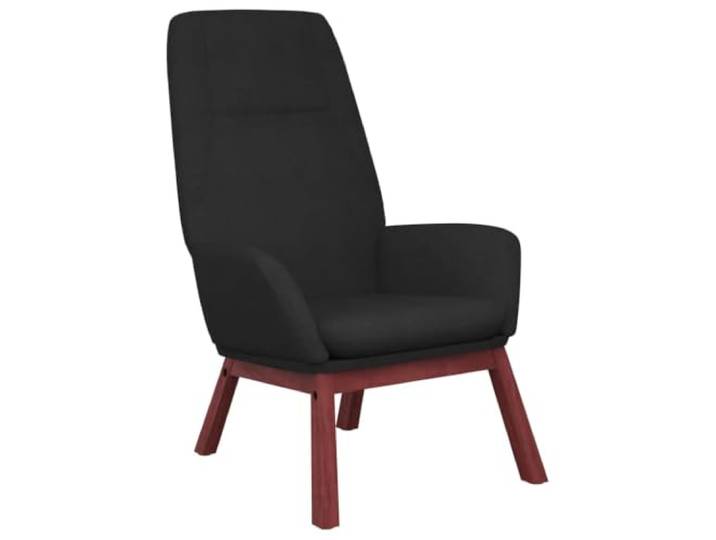 Todiikf Relaxsessel Schwarz Stoff Polstersessel Wohnzimmer Stuhl Bequemer Sesselsitz mit atmungsaktivem Stoff und Massivholzbeinen für Wohnzimmer und Schlafzimmer.