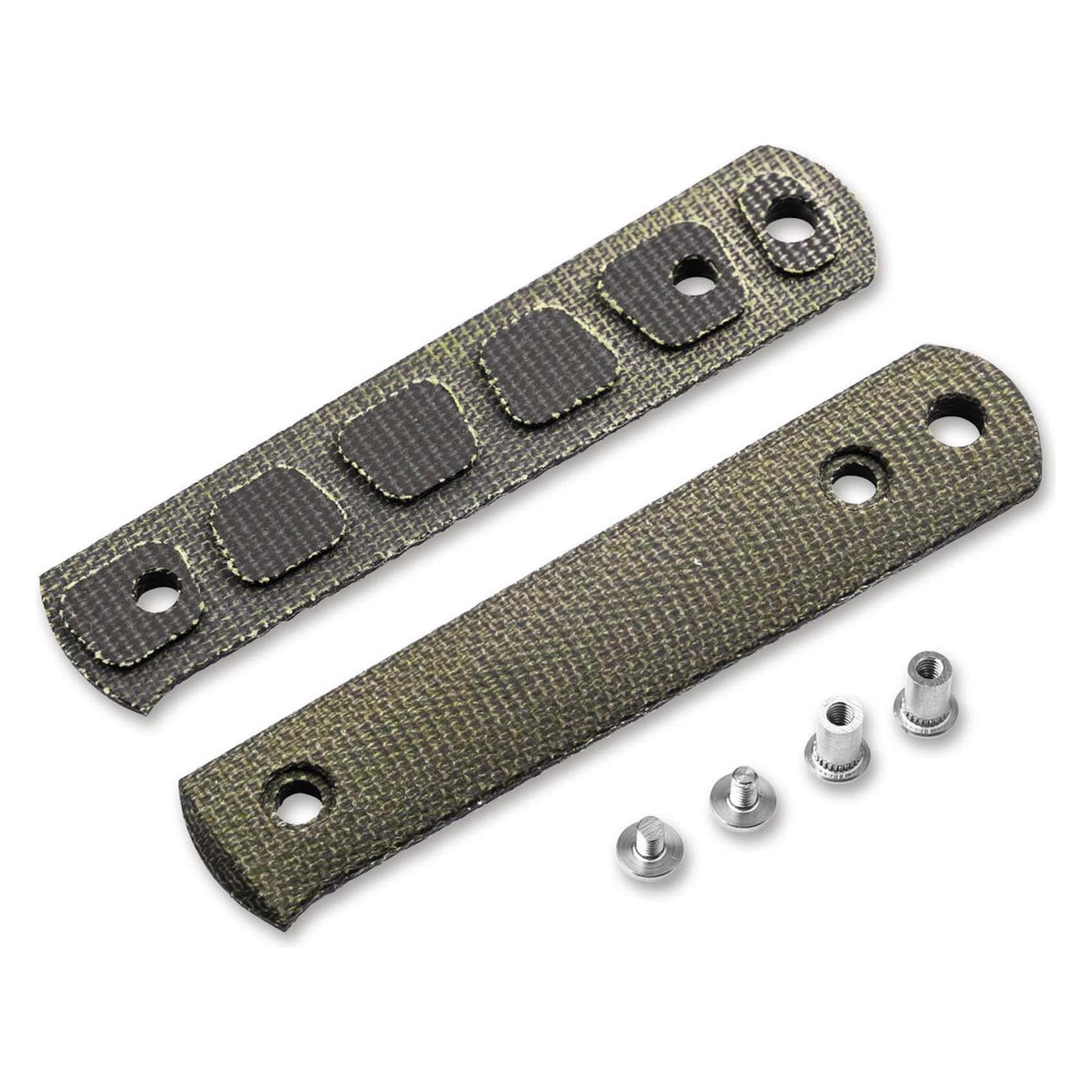 Böker BFF Packlite Griffschalen Canvas Micarta Grün Smooth (190680)