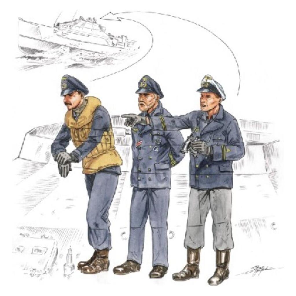 CMK Bridge crew for Schnellboat S-100 (129-F72158)