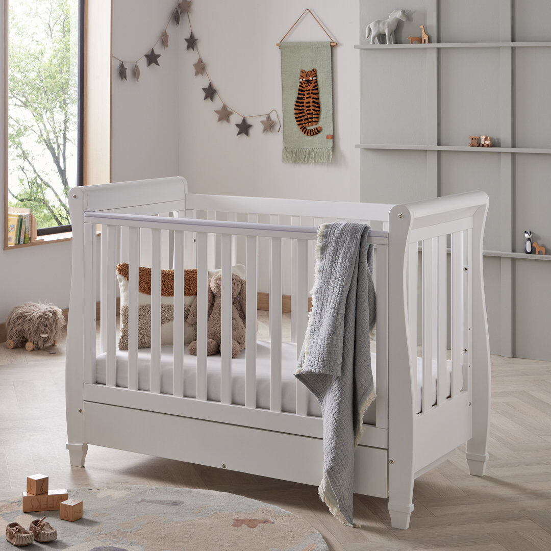 BabyMore Eva Cot Bed White Standard