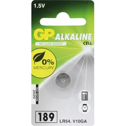 GP LR 54 - Alkaline Knopfzelle, 189