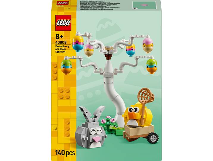 LEGO® Iconic - Le lapin de Pâques et la chasse aux œufs - 40808