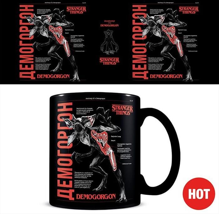 Pyramid Stranger Things 4-tazza Termosensibile Licenza Uff-nero