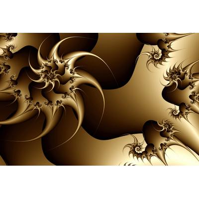 Fototapete PAPERMOON "ABSTRAKT DESIGN- SPIRALE FANTASIE", bunt, B:2m L:1,49m, Vlies, Tapeten