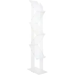 Prospektständer ZICK ZACK Pure Acryl 5x A4, Acryl (PMMA), transparent