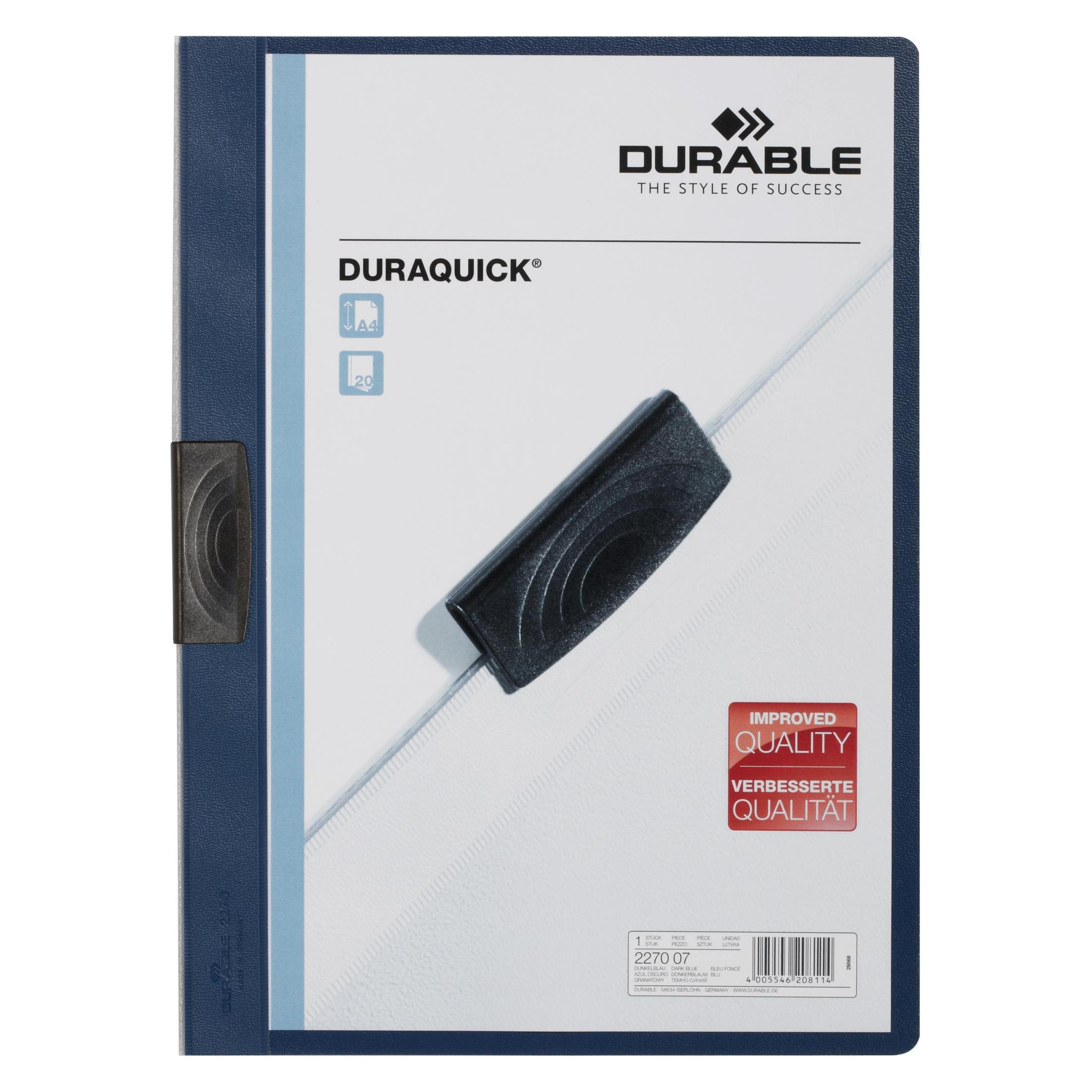 Durable Klemmhefter DURAQUICK (A4, 1x) (227007)
