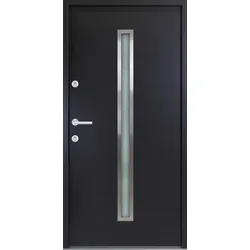 Krongart Nebeneingangstür Stahl Modell Dortmund 1100_mm x 2070_mm anthrazit din_links_nach_aussen_oeffnend