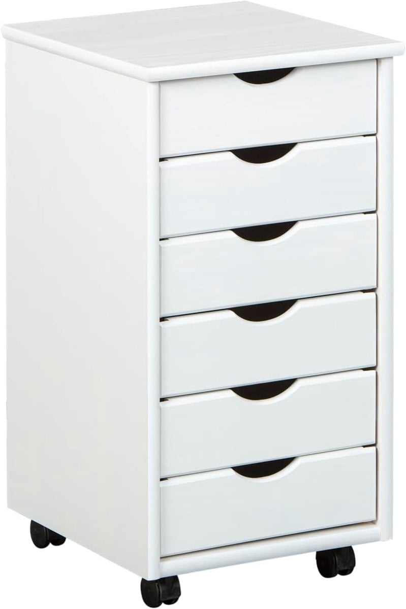Wit Ladenkastje Ladeblok Bureau Organizer Archiefkast