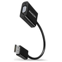 AXAGON RVD-VGN DisplayPort / VGA Adapter [1x DisplayPort Stecker - 1x VGA-Buchse] Mehrfarbig