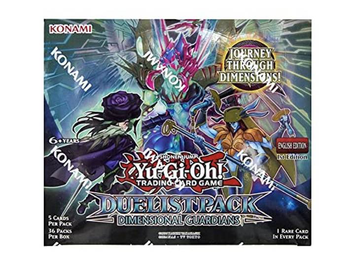 Yu-Gi-Oh! Dimensional Guardians Duelist Pack Booster Display