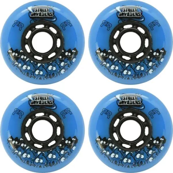 FR Skates Street Invaders Inline Skates Rolle 4 Stk. (80mm - Blau)