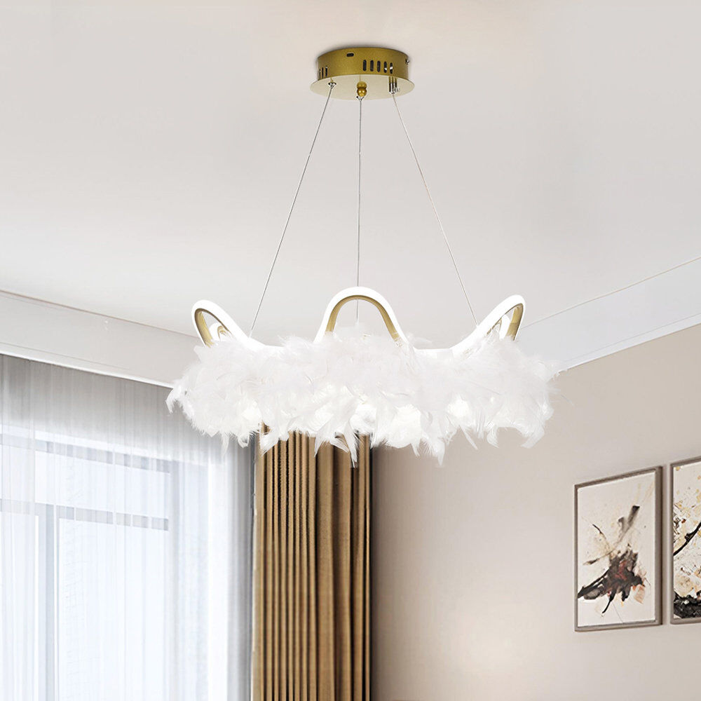 Fairmont Park Alganon 1 - Light Golden LED Pendant Golden 120cm H X 50cm W