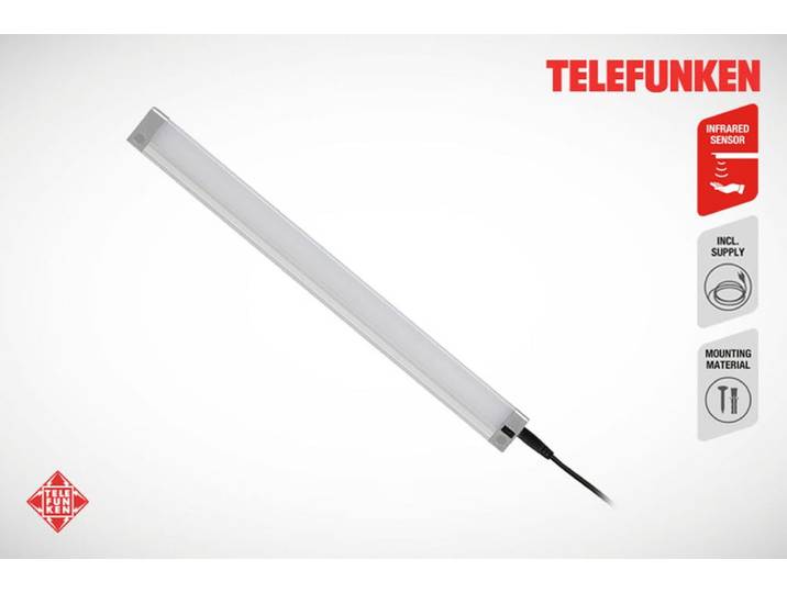 TELEFUNKEN LED Unterbauleuchte ZEUS , silber (weiß, neutral), Leuchten, LED Unterbauleuchte