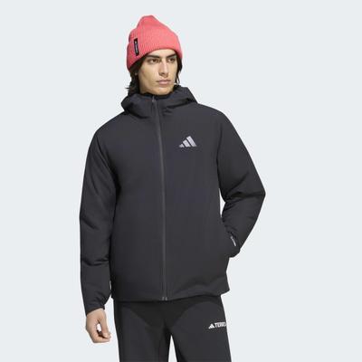 Outdoorjacke ADIDAS TERREX "MULTI ESSENTIALS CLIMAPROOF, ISOLIEREND", Herren, Gr. L, schwarz, Obermaterial: 100% Polyester, Jacken Outdoorjacke