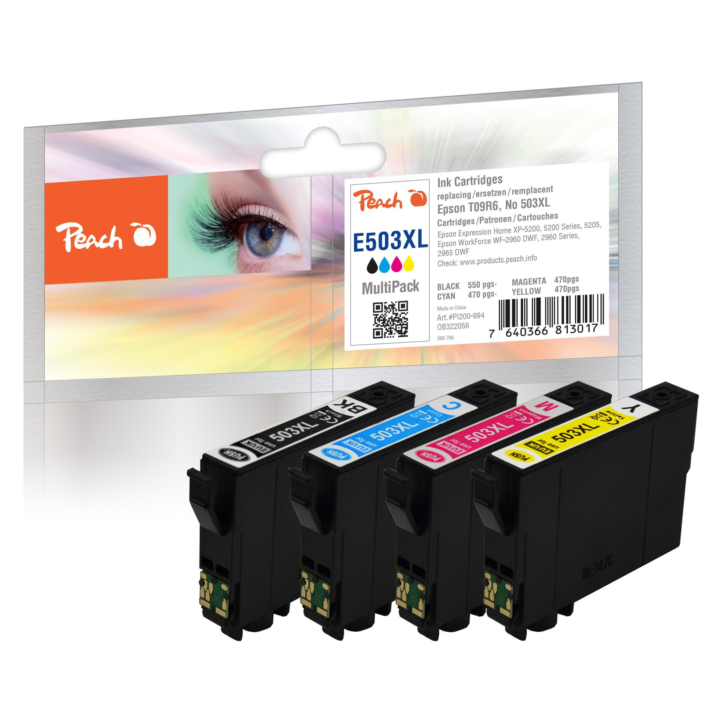 Peach Epson Patrone T09R6, 503XL MultiPack kompatibel (PI200-994)