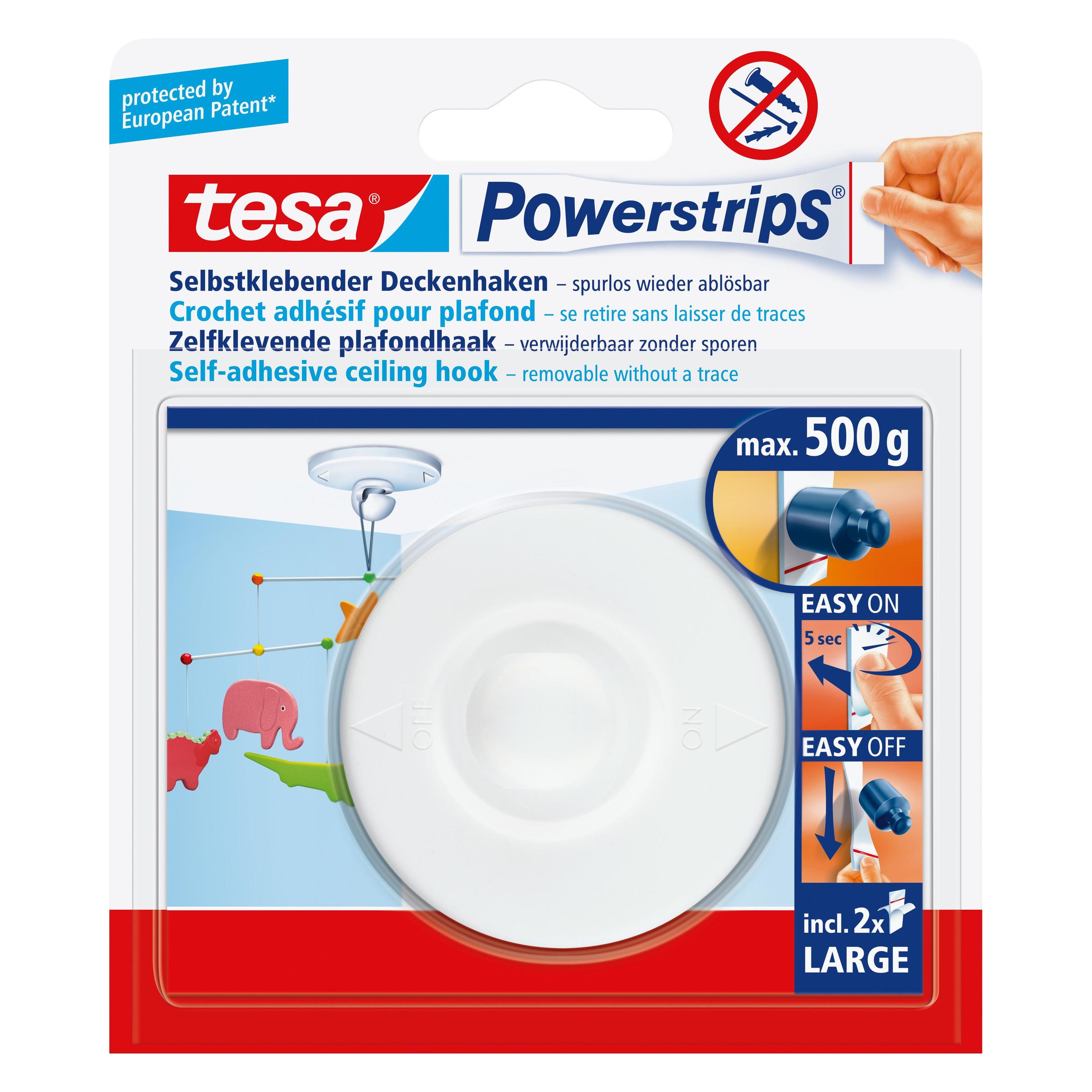 tesa Powerstrips Deckenhaken (58029-00020-20)