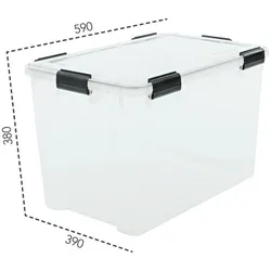 IRIS S.A. Water Proof Box »AT-LD« transparent, 39x38x59 cm
