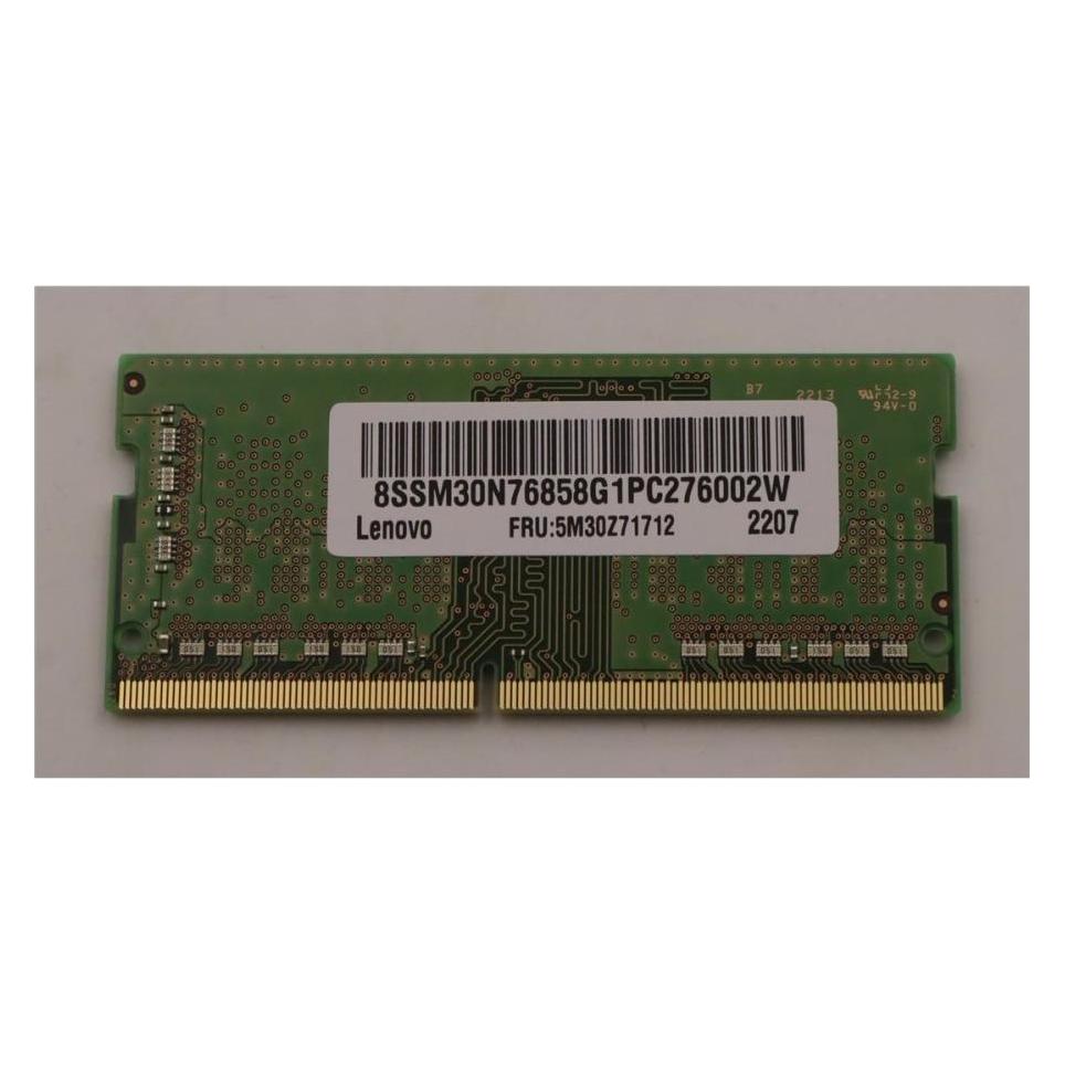 Lenovo Memory Sodimm,8gb (1 x 8GB, 3200 MHz, DDR4-RAM, SO-DIMM) (5M30Z71712)