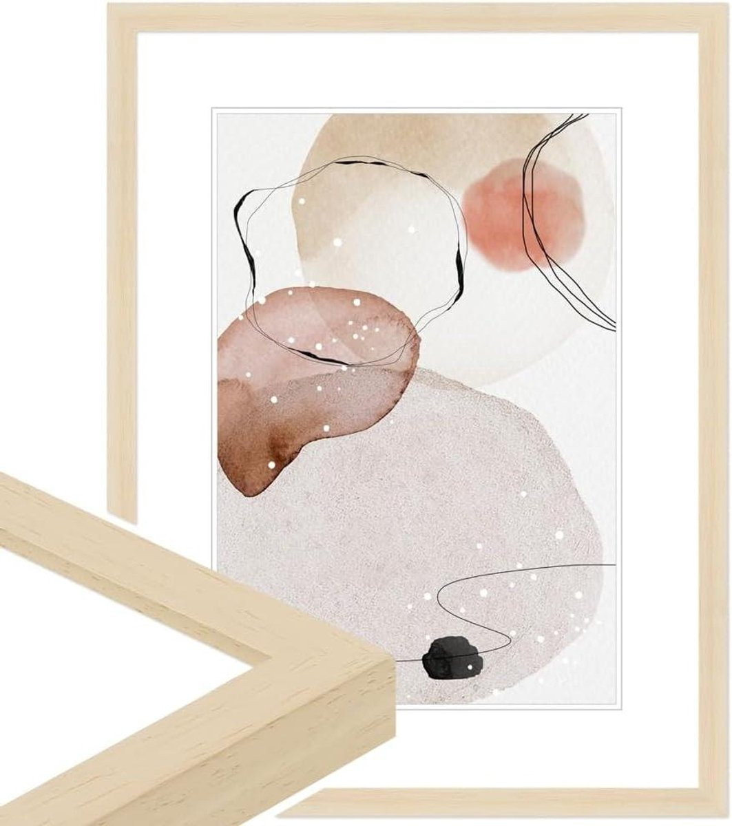 Houten Fotolijst Natuur - Modern Design - 30 x 30 cm