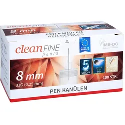 Cleanfine penta Pen Kanüle 31 G 8 mm