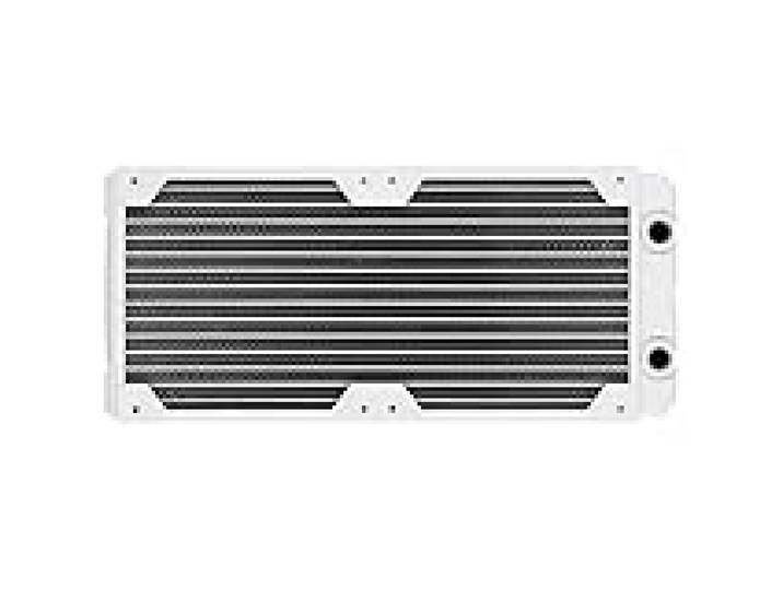 Corsair Hydro X Series XR5 280mm Radiateur de Refroidissement à Eau - Supports pour Deux Ventilateurs de 140mm, Épaisseur du Radiateur 30mm, Installation Facile - Blanc