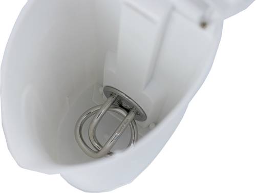 Elta WK-1000 Wasserkocher Cool-Touch-Gehäuse Weiß Fassungsvermögen: 1l