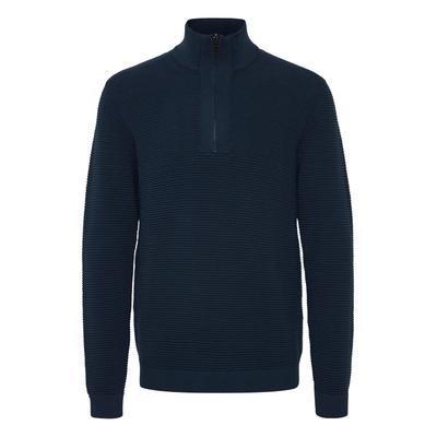 Troyer SOLID "Troyer SDValencia", Herren, Gr. S, blau (insignia blau), Obermaterial: 100% Baumwolle CO., Pullover Troyer