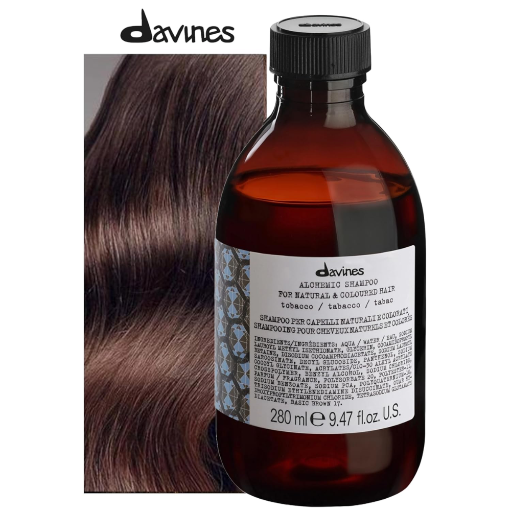 Davines Alchemic Tobacco Shampoo for Light Brown Hair 280mL