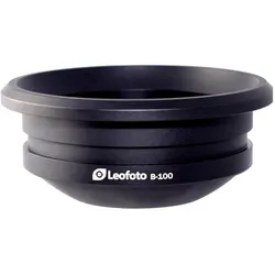 Leofoto LN-404C Bowl (Stativadapter), Stativ Zubehör, Schwarz