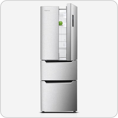 Wolkenstein French-Door Kühl-Gefrierkombination FD351.4A++NF IX