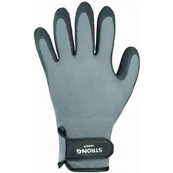 Stronghand Handschuh Fastgrip Nylon Latex Grau Schwarz