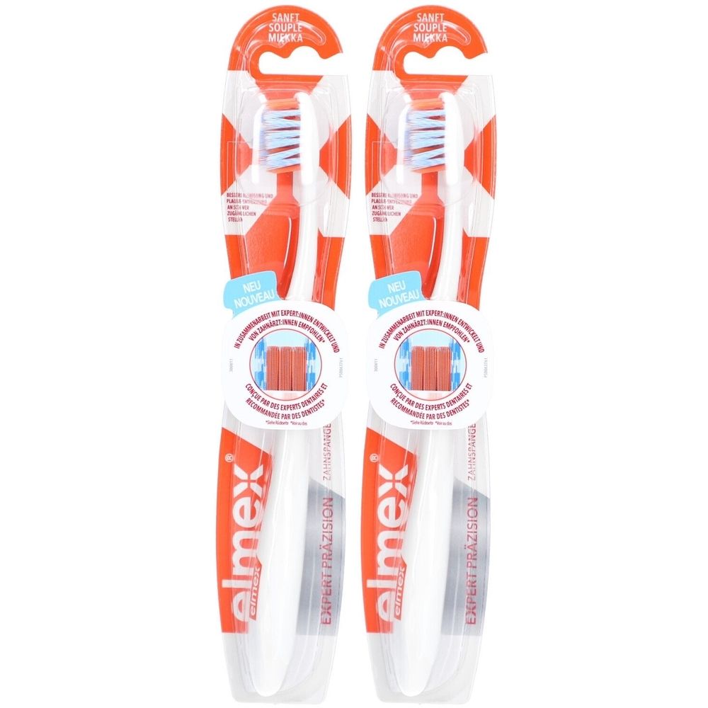 ELMEx ExPERT Praezi Zahnsp x2 2x1 St Zahnbürste