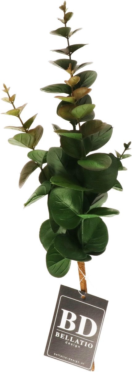 Bellatio Design Kunstplant Eucalyptus Takken - Groen - 38 cm