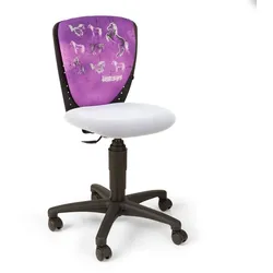 TopStar Drehstuhl NIC Stoff Violett Lila