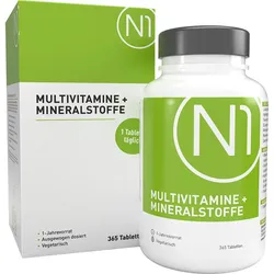 N1 Multivitamin Tabletten + Mineralstoffe 365 St