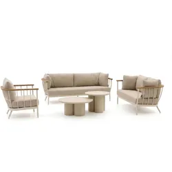 Apple Bee Condor/Tonga Sessel-Sofa Lounge-Set 5-teilig 6-Sitzer