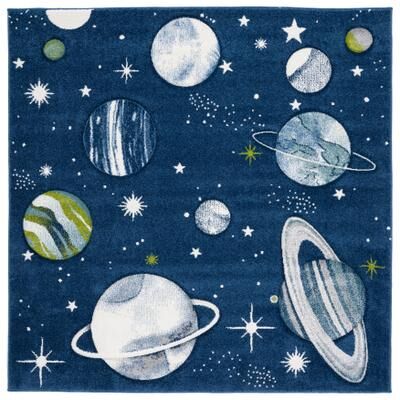 SAFAVIEH Carousel Kids Shaimaa Solar System Rug