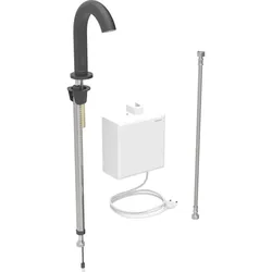Geberit Piave WT-Arm., Standmontage, Netz mit AP-Funkt.Box, o.Misch., schwarz ma...