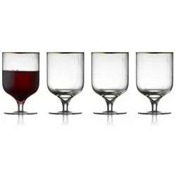 Lyngby 30 cl - Glas - Klar/guldkant, Weingläser, Transparent, Gold