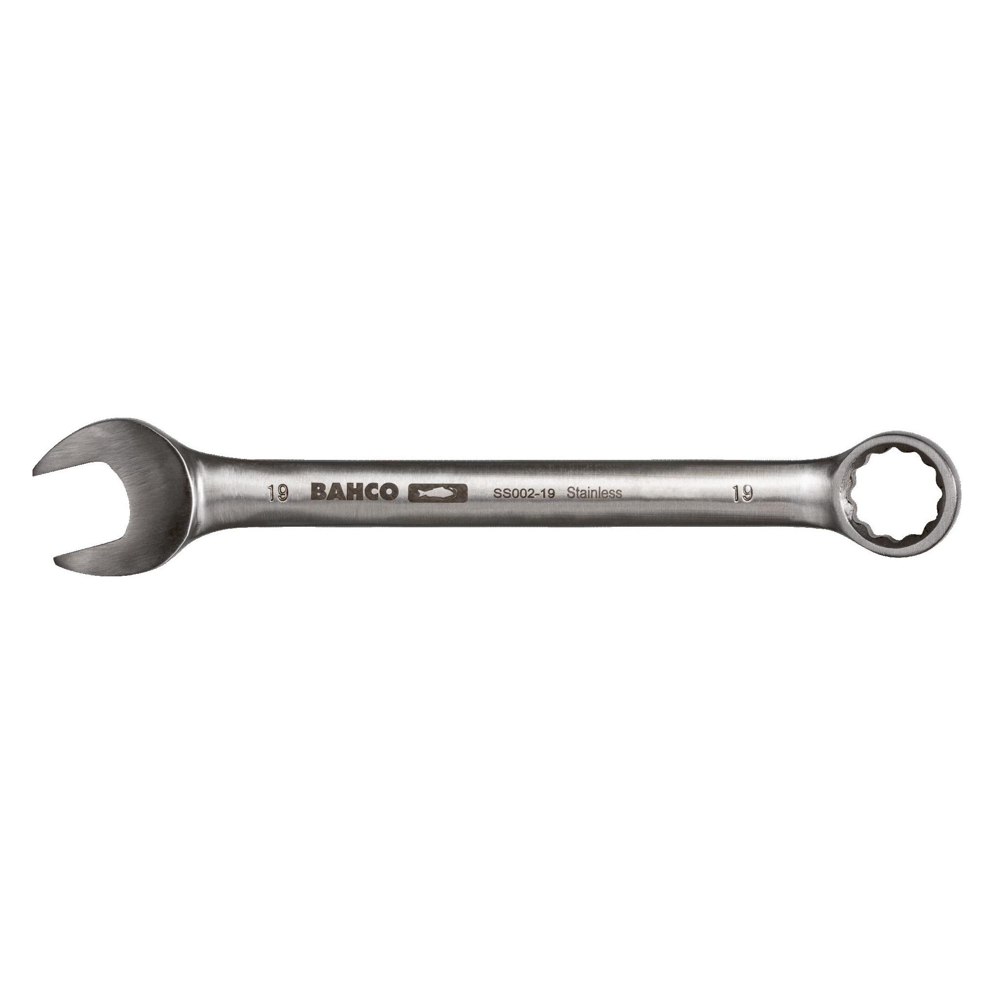 Bahco Gekröpfter 13-mm-Ring-Maulschlüssel aus Edelstahl, 150 mm (13 mm) (SS002-13)