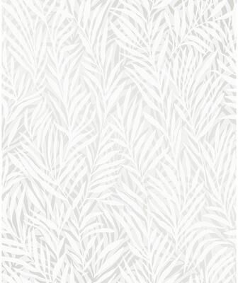 Advantage Holzer White Fern Wallpaper